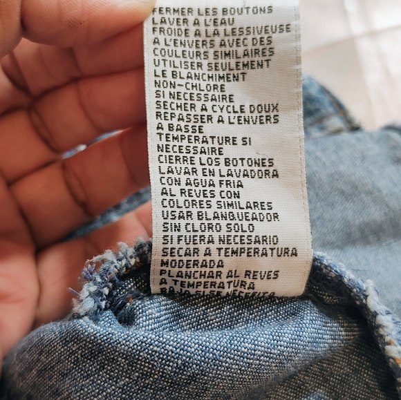 Embroidered Denim Jacket with Floral Accents - Picture 13 of 16